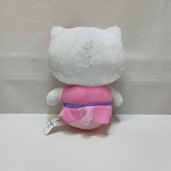 Hello Kitty Plush Stuffed Toy Pink Dress Bow 7" Soft Collectible By Sanrio 2022 - Picture 2 of 4